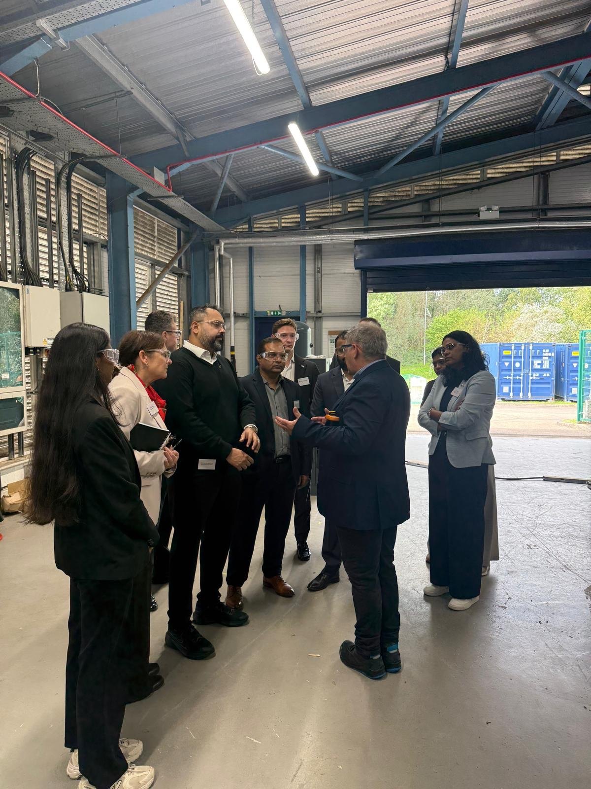 Industry and research partners discussing hydrogen technology at the Hydrogen Research Centre