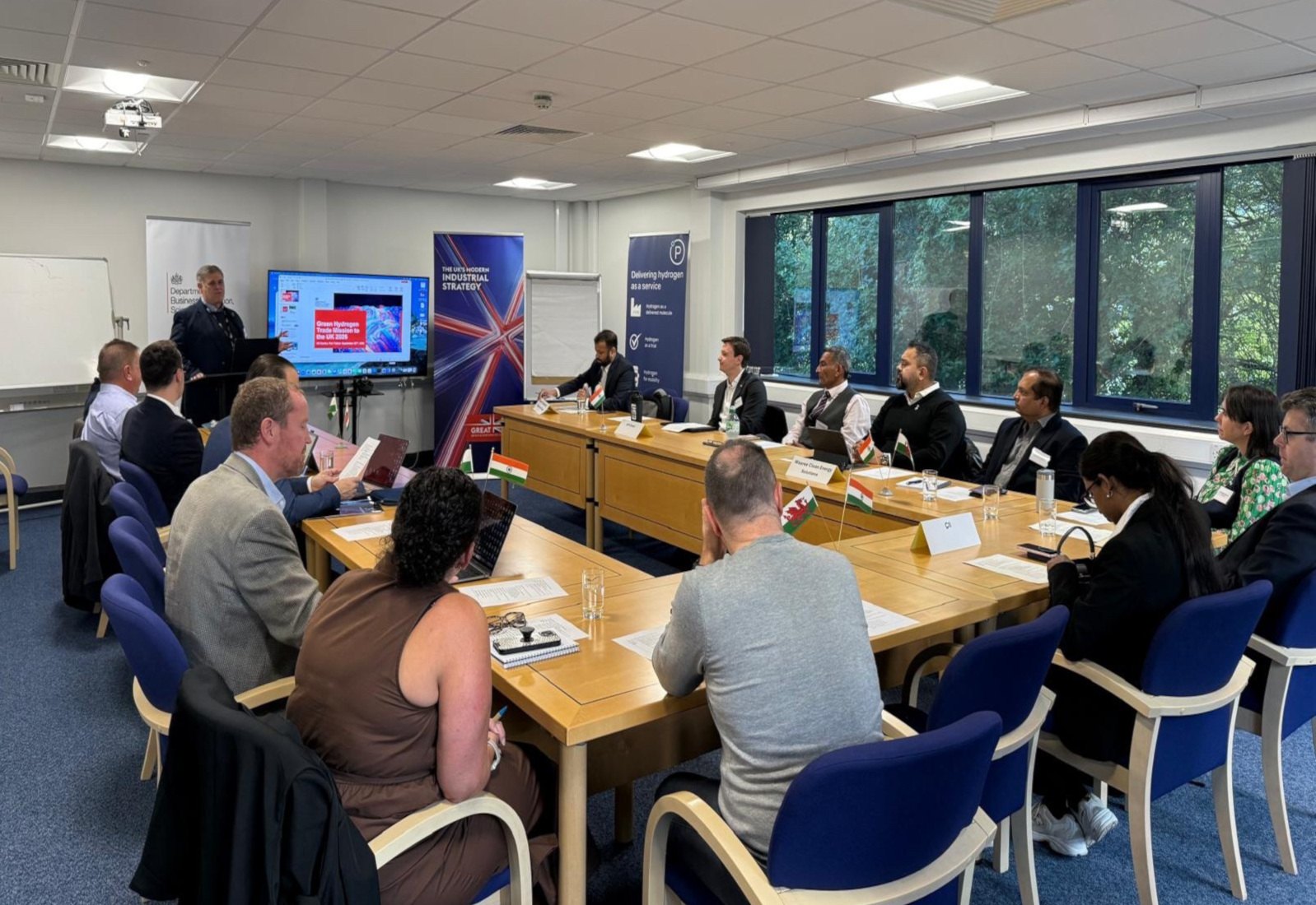 Research and industry partners meeting at the Hydrogen Research Centre