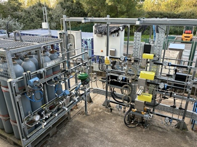 Hydrogen test rig and instrumentation at the Hydrogen Research Centre